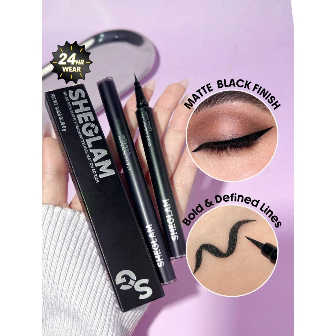 Eyeliner mat SHEGLAM Oh So Rich - Noir