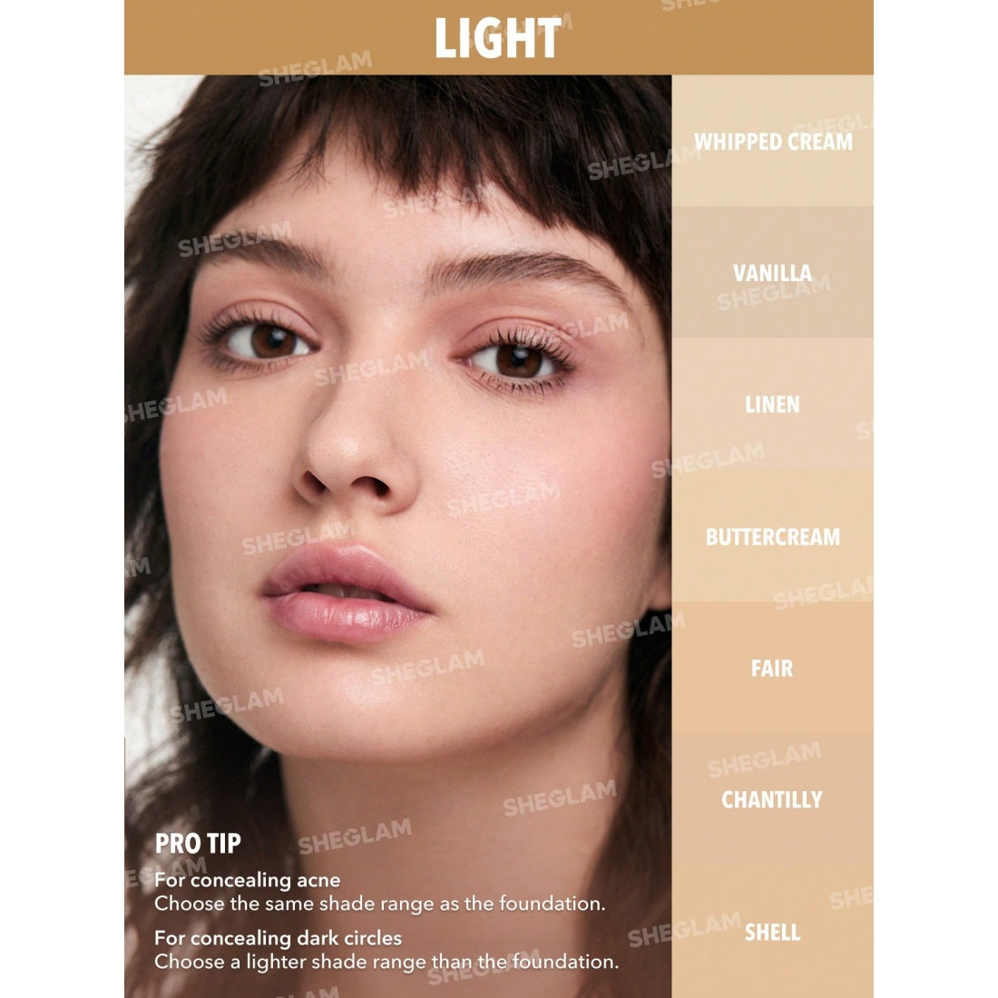 SHEGLAM Like Magic 12HR Full Coverage Concealer - Shell