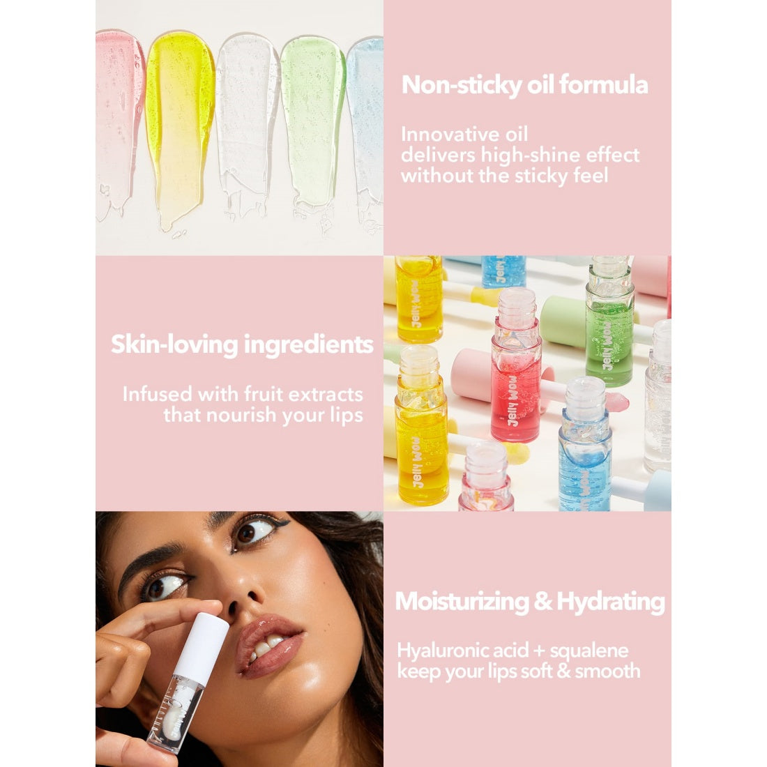 SHEGLAM Jelly Wow Hydrating Lip Oil-603 Berry Involved