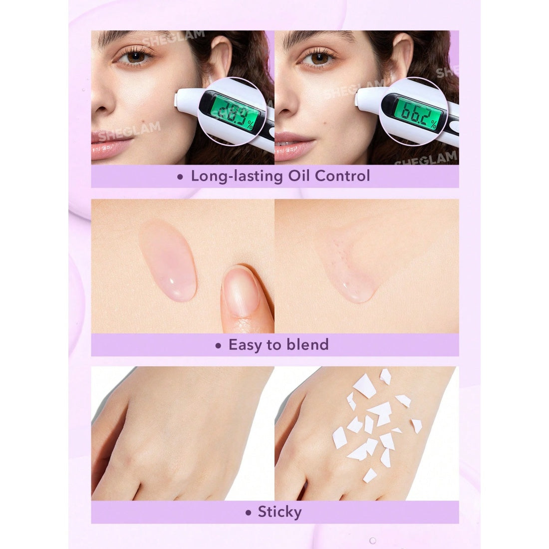 Prebase hidratante Good Grip de SHEGLAM - Arándano + AHA