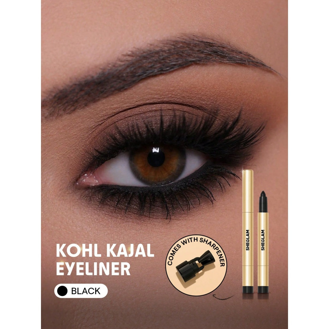 SHEGLAM Bold Moves Kohl Cream Eyeliner Pencil-Black