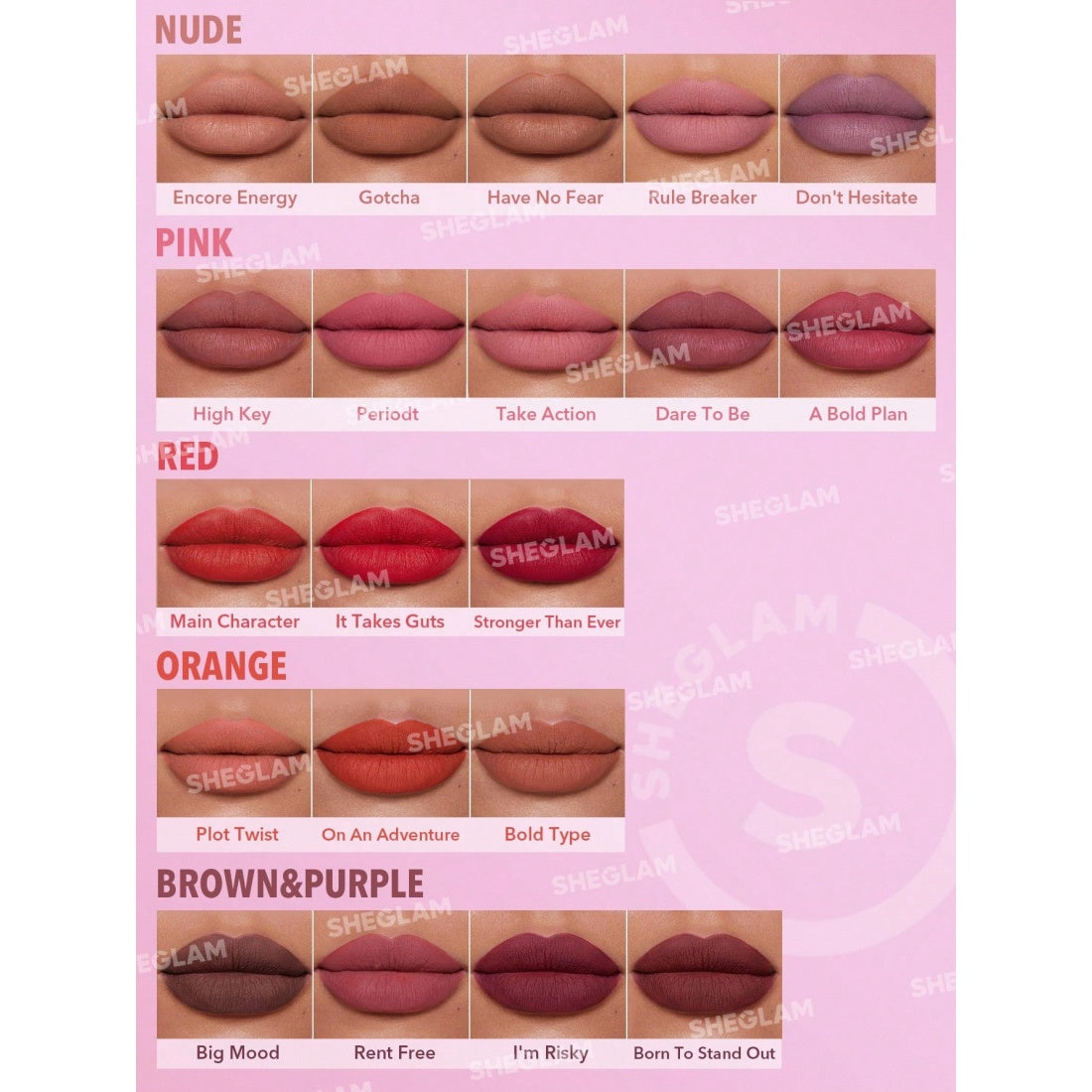 Labial mate de larga duración SHEGLAM Dynamatte Boom - 111 High Key