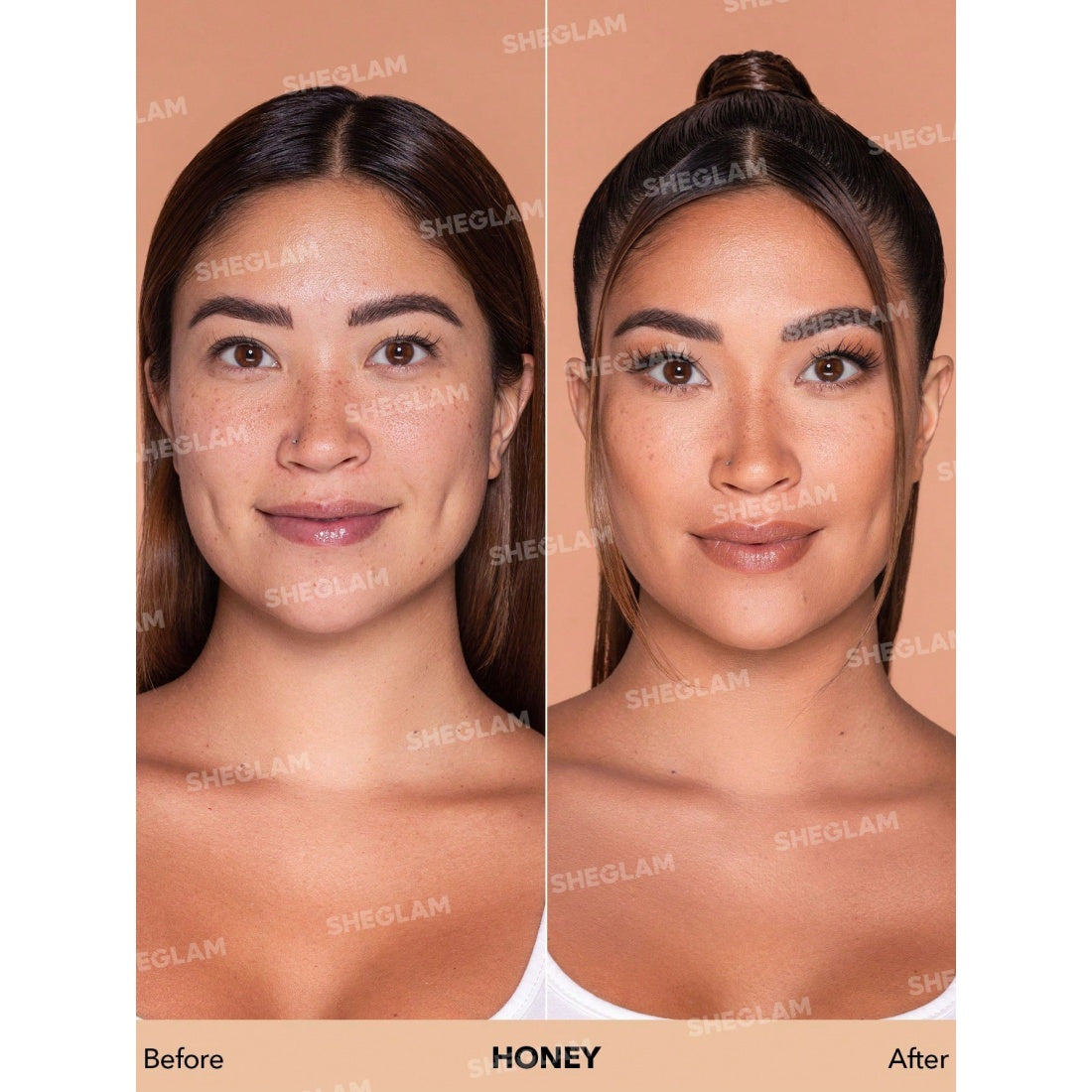 SHEGLAM Complexion Pro langanhaltende, atmungsaktive Foundation mit mattem Finish – Honey