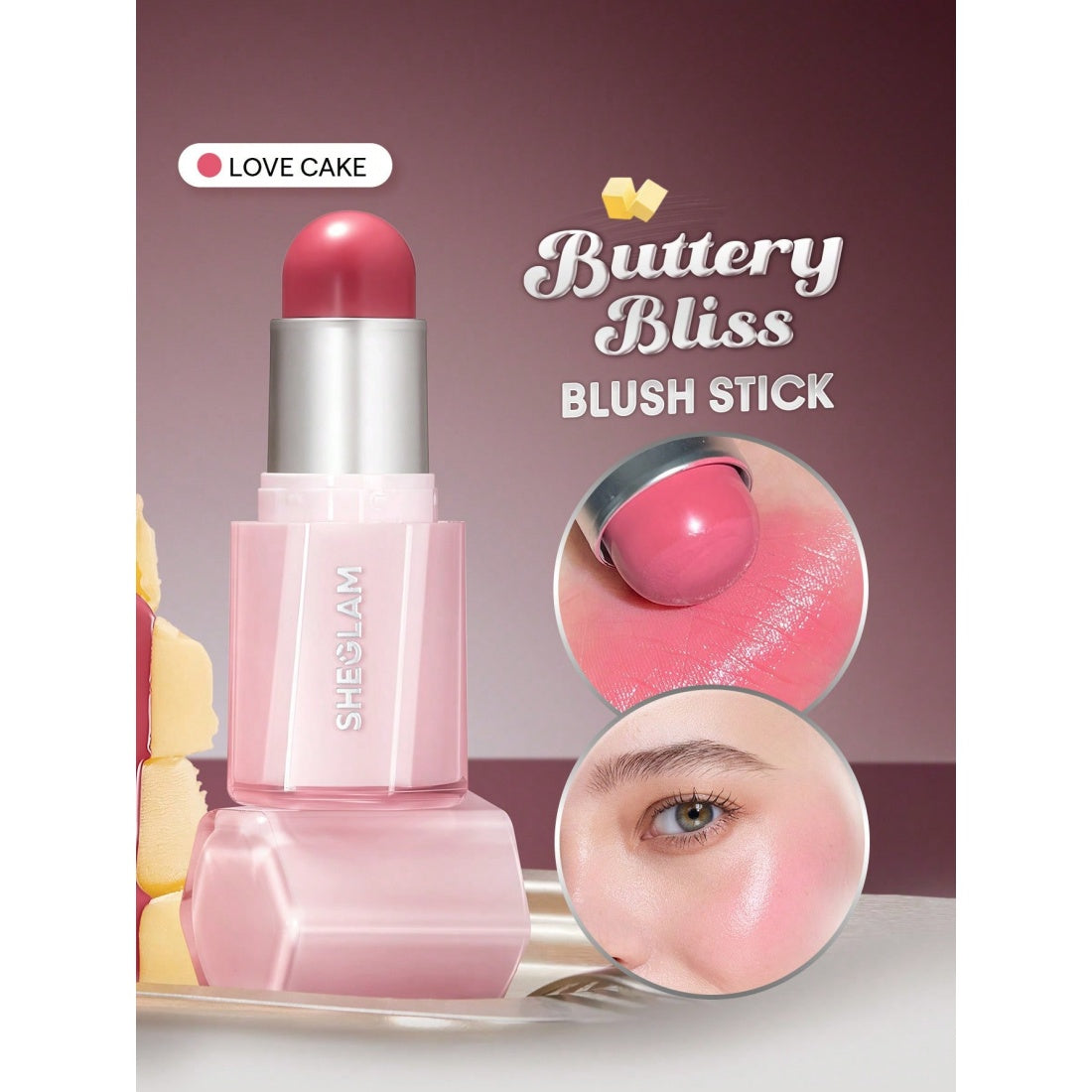 SHEGLAM Barra de Rubor Buttery Bliss-001 Love Cake