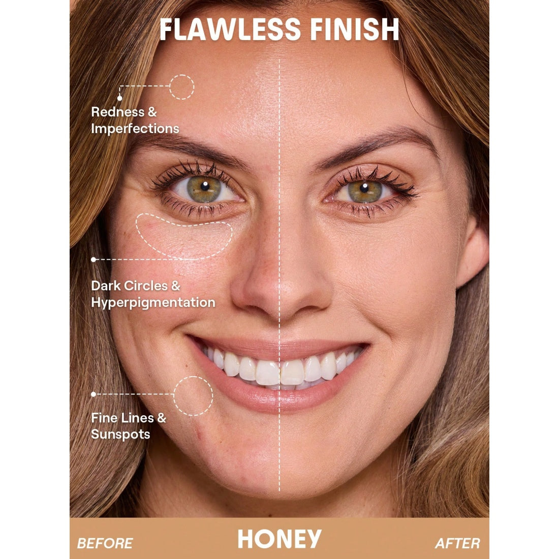 SHEGLAM Lock & Go Lang anhaltende Cushion-Foundation-Honig