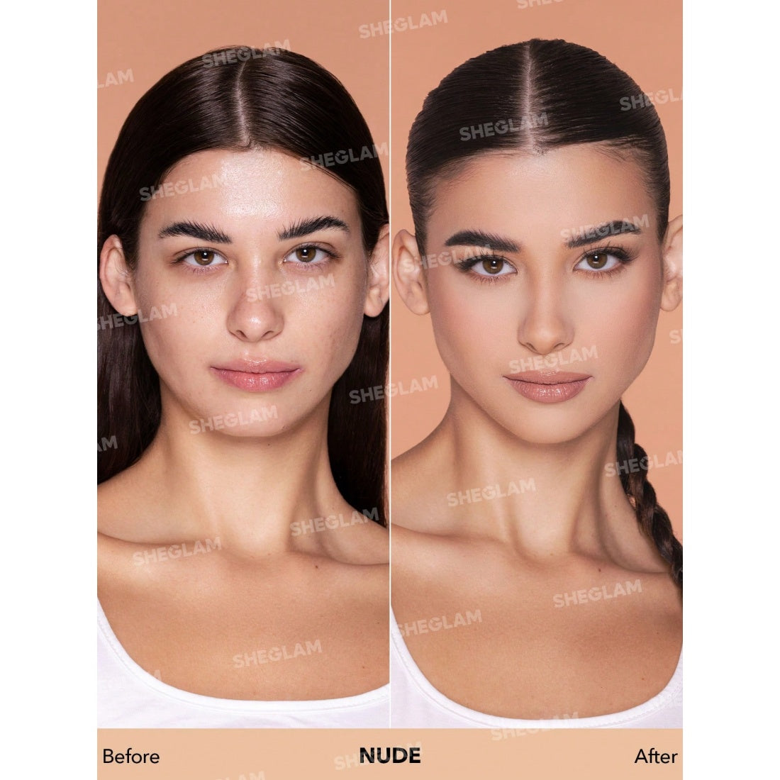 SHEGLAM Complexion Pro Long Lasting Breathable Matte Foundation-Nude