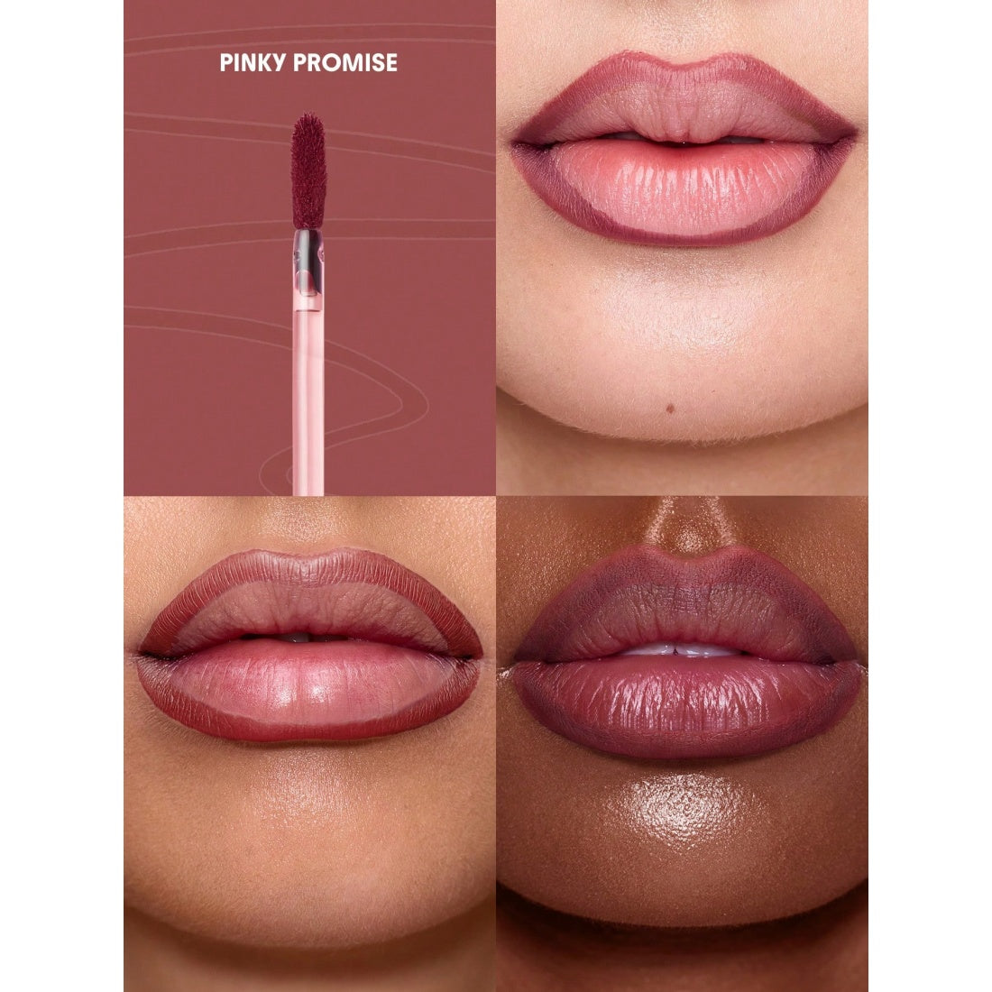 SHEGLAM Fall In Line Tinte delineador de labios despegable - 110 Pinky Promise