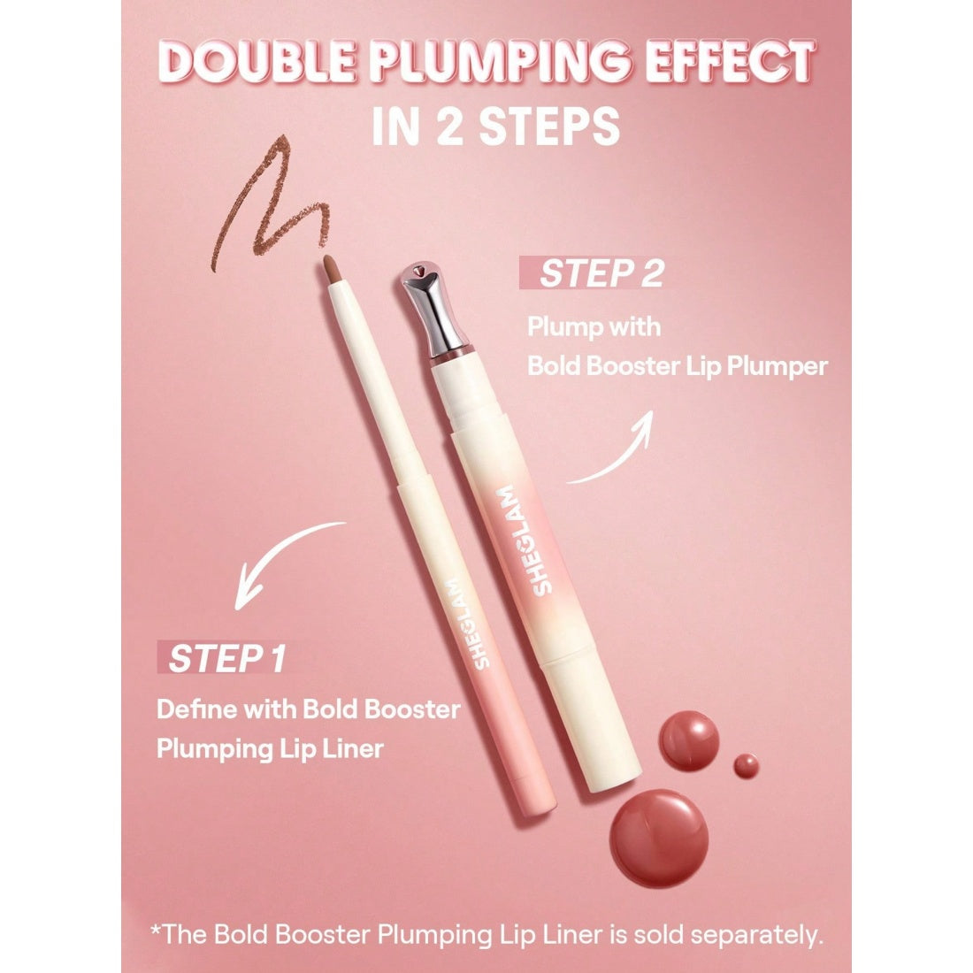 SHEGLAM Bold Booster Lip Plumper-506 Honey Glaze