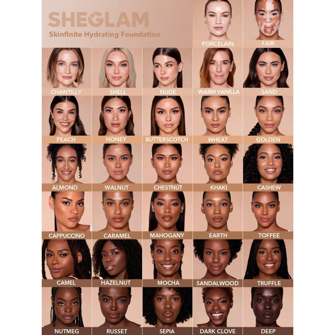 Base hidratante Skinfinite de SHEGLAM - Nude