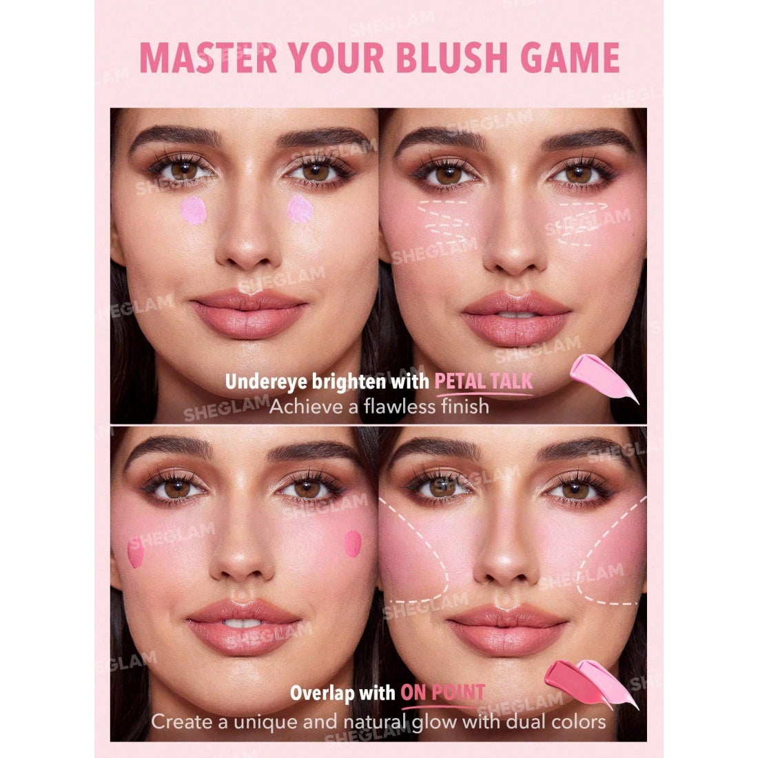 Blush liquide Color Bloom SHEGLAM - 006 Petal Talk
