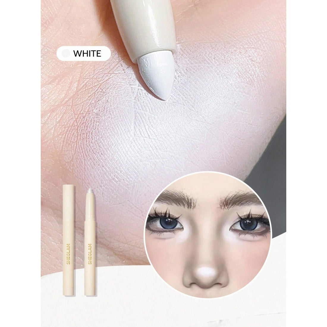 SHEGLAM Big N' Bright Eye Pencil-04 White