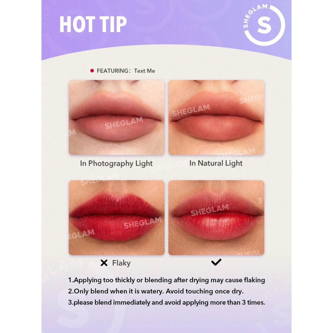 SHEGLAM Soft Haze Lip Blur-014 Play Date