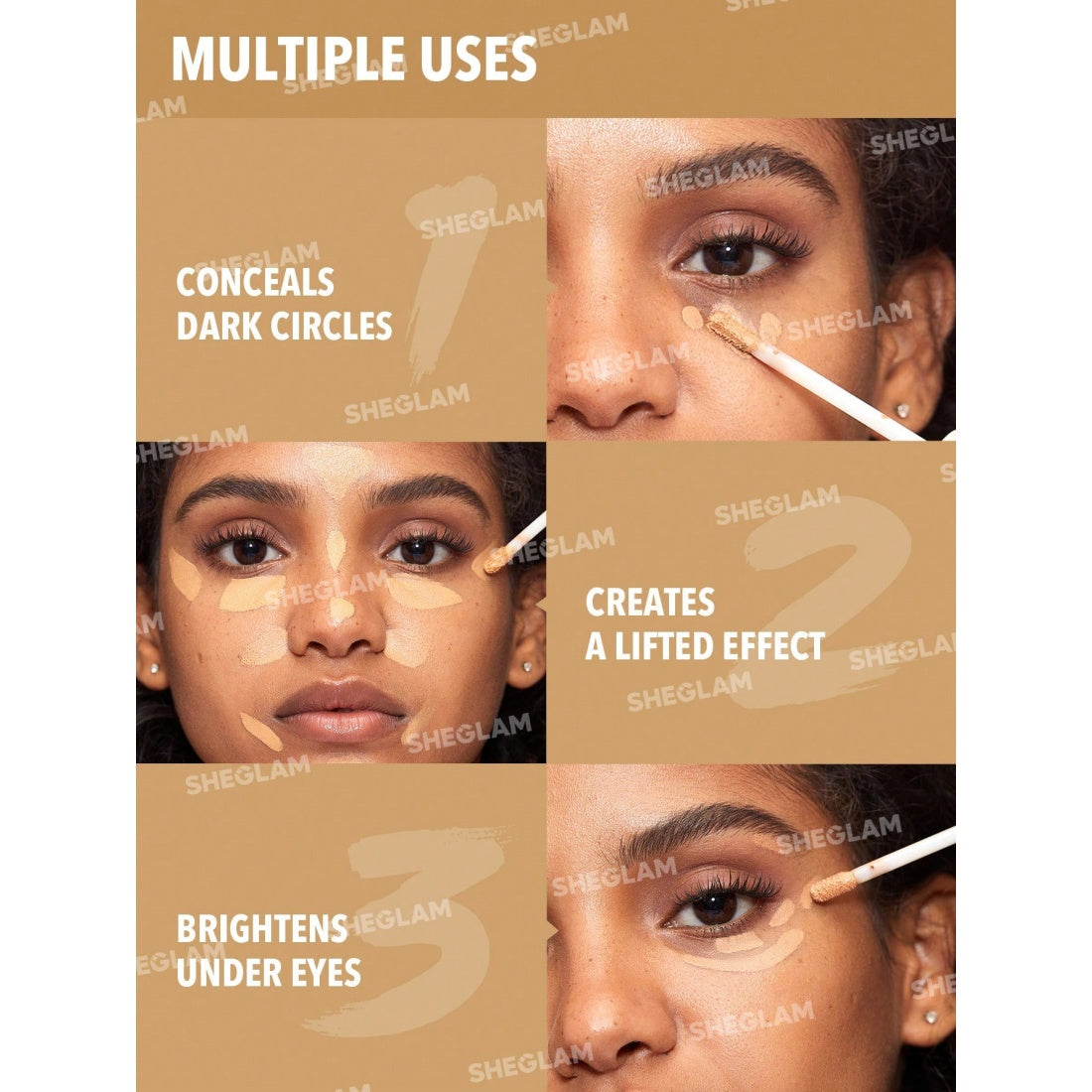 SHEGLAM Like Magic 12HR Full Coverage Concealer - Shell