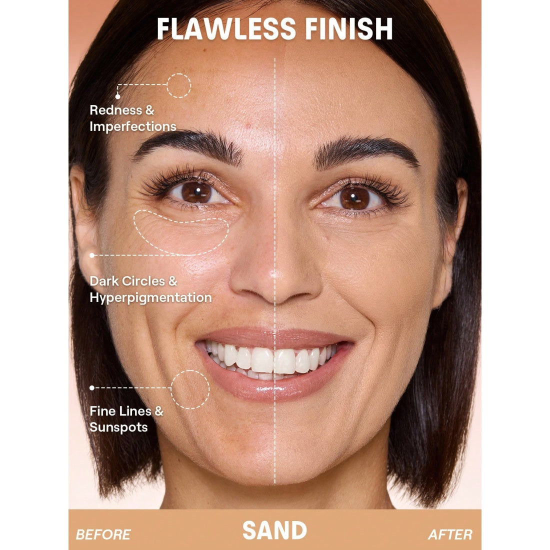 SHEGLAM Lock & Go langanhaltende Cushion-Foundation – Sand
