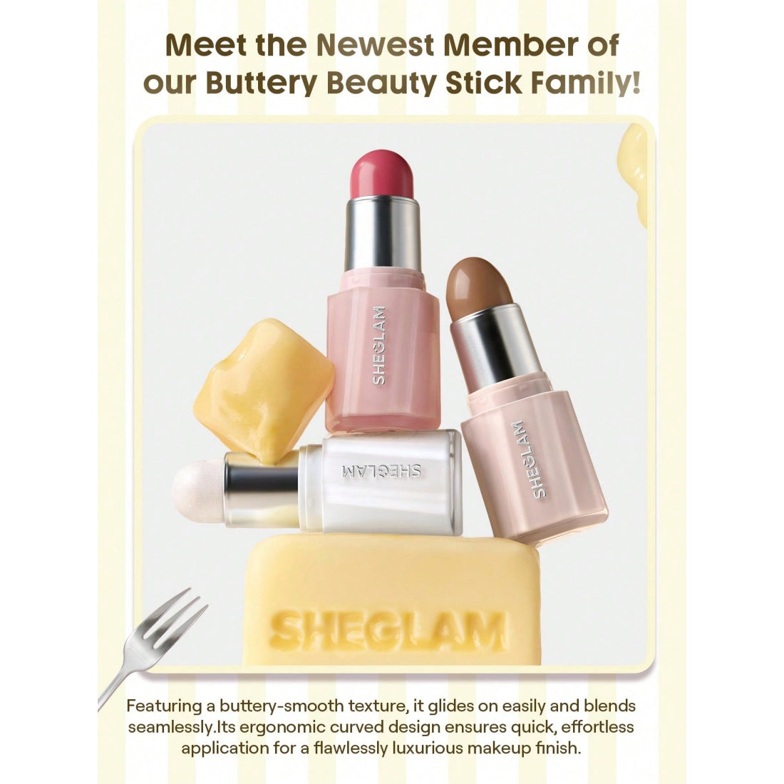 Barra de contorno y bronceador SHEGLAM Buttery Buff - Warm Honey