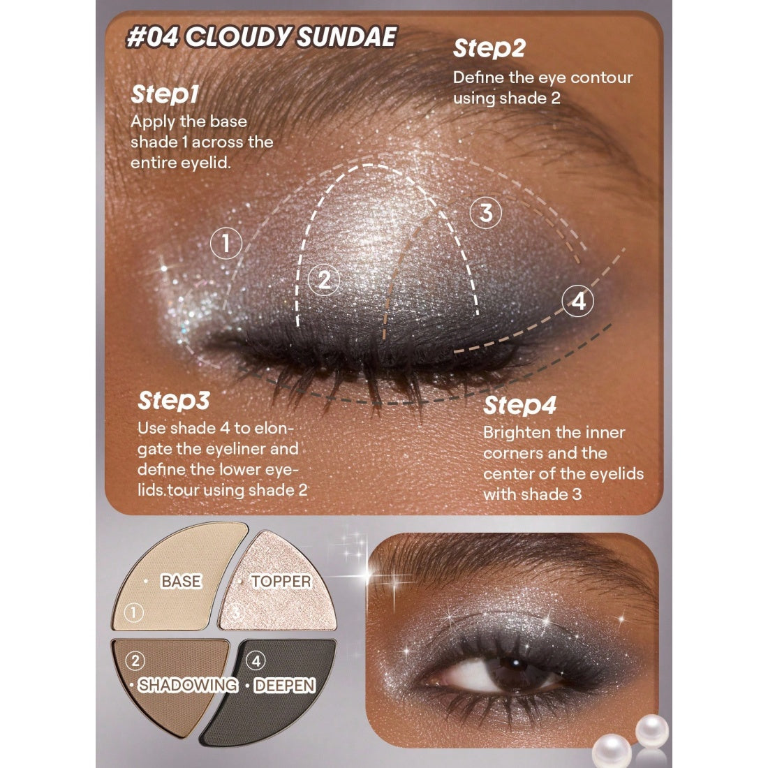 SHEGLAM Daydreamer Mini Palette-Cloudy Sundae