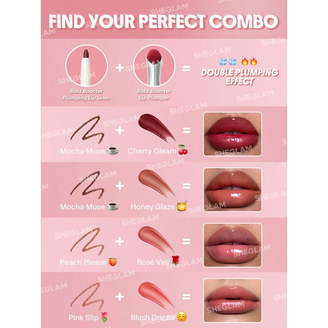 SHEGLAM Bold Booster Lip Plumper-506 Honey Glaze