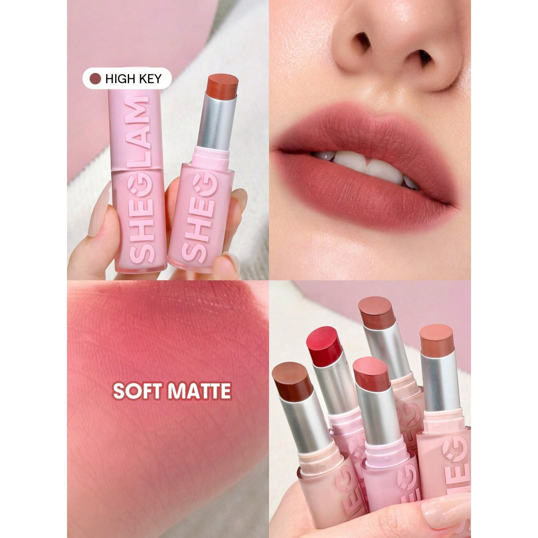 SHEGLAM Lip Veil Cushion Lightweight Lipstick-111 High Key