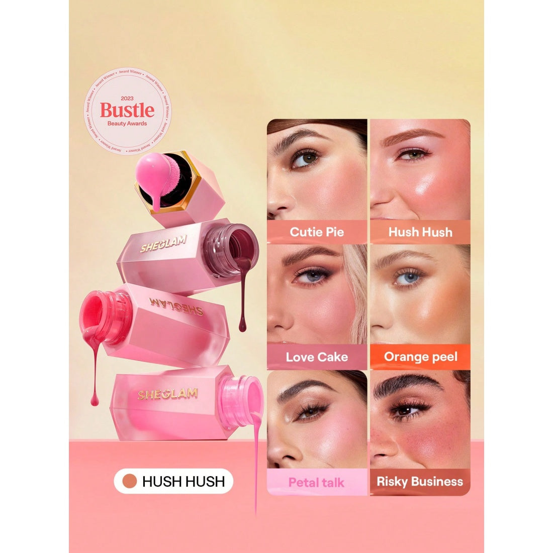 SHEGLAM Color Bloom Flüssig-Rouge-103 Hush Hush