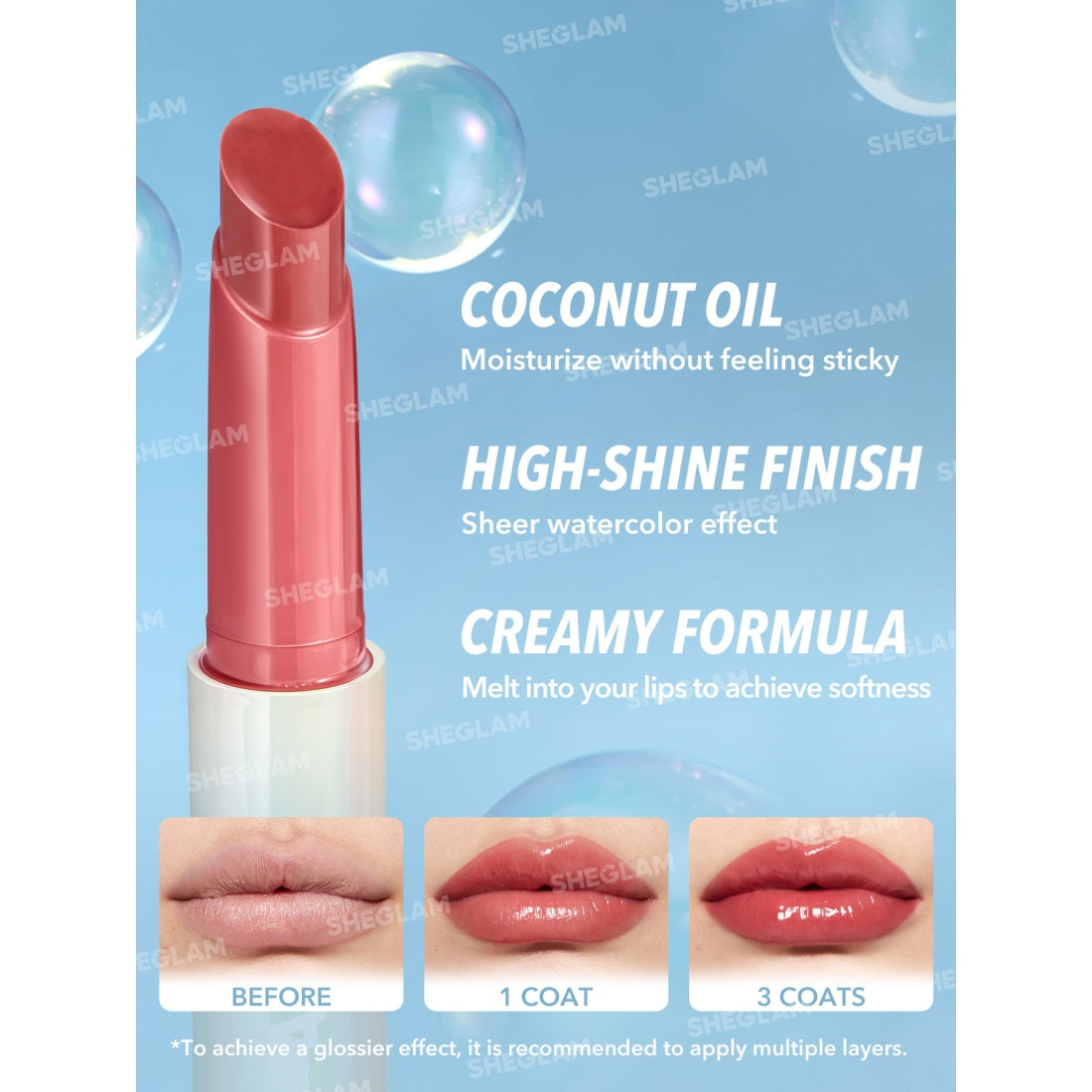 SHEGLAM Pout-Perfect Shine Voluminizador de labios-115 First Crush