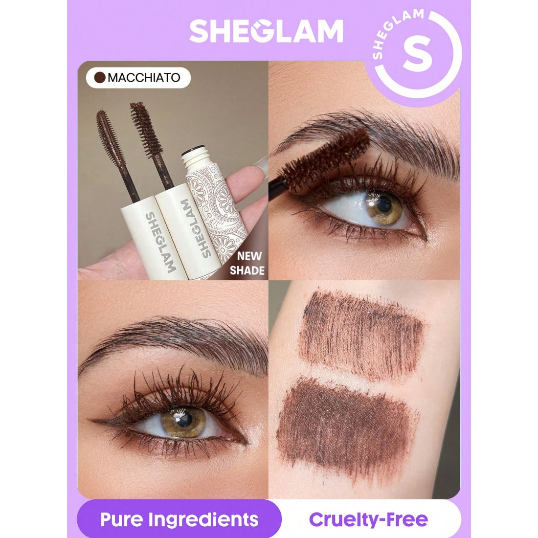 SHEGLAM All-In-One Volume & Length Mascara – Wasserfest – Macchiato
