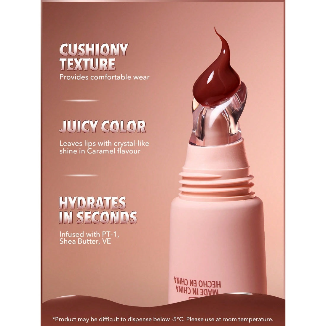 SHEGLAM Crystal Glaze feuchtigkeitsspendende Lippenpflege – 514 Cocoa Cookie