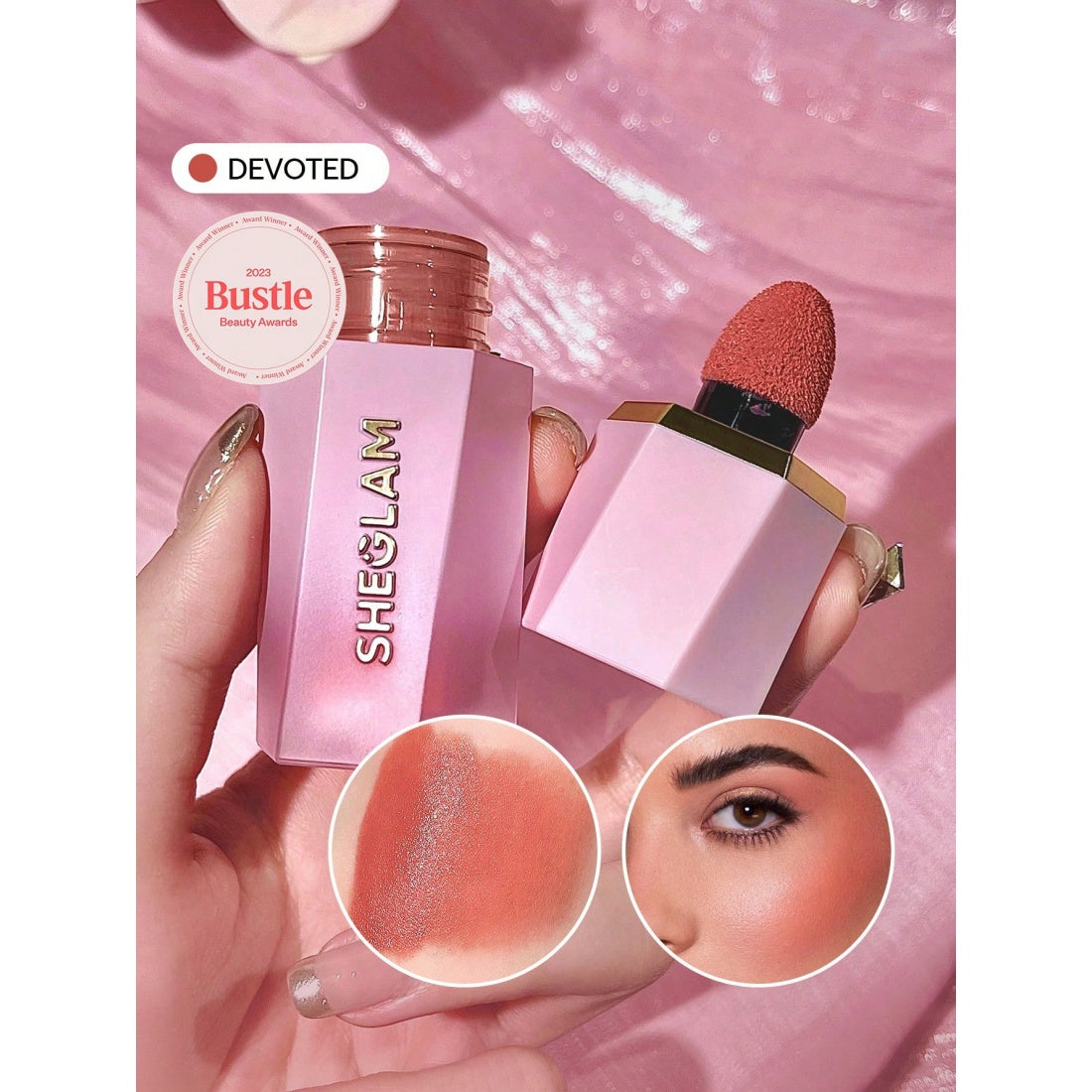 SHEGLAM Color Bloom Liquid Blush-200 Devoted