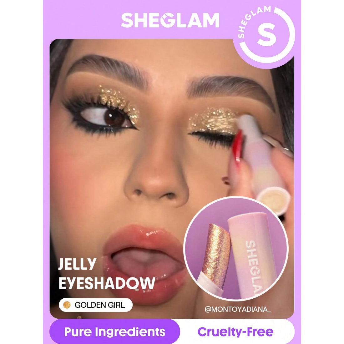 SHEGLAM Crystal Jelly Glaze Stick-02 Golden Girl